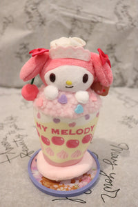 Sanrio keychain features My Melody-kawaii-sweet-bubble tea