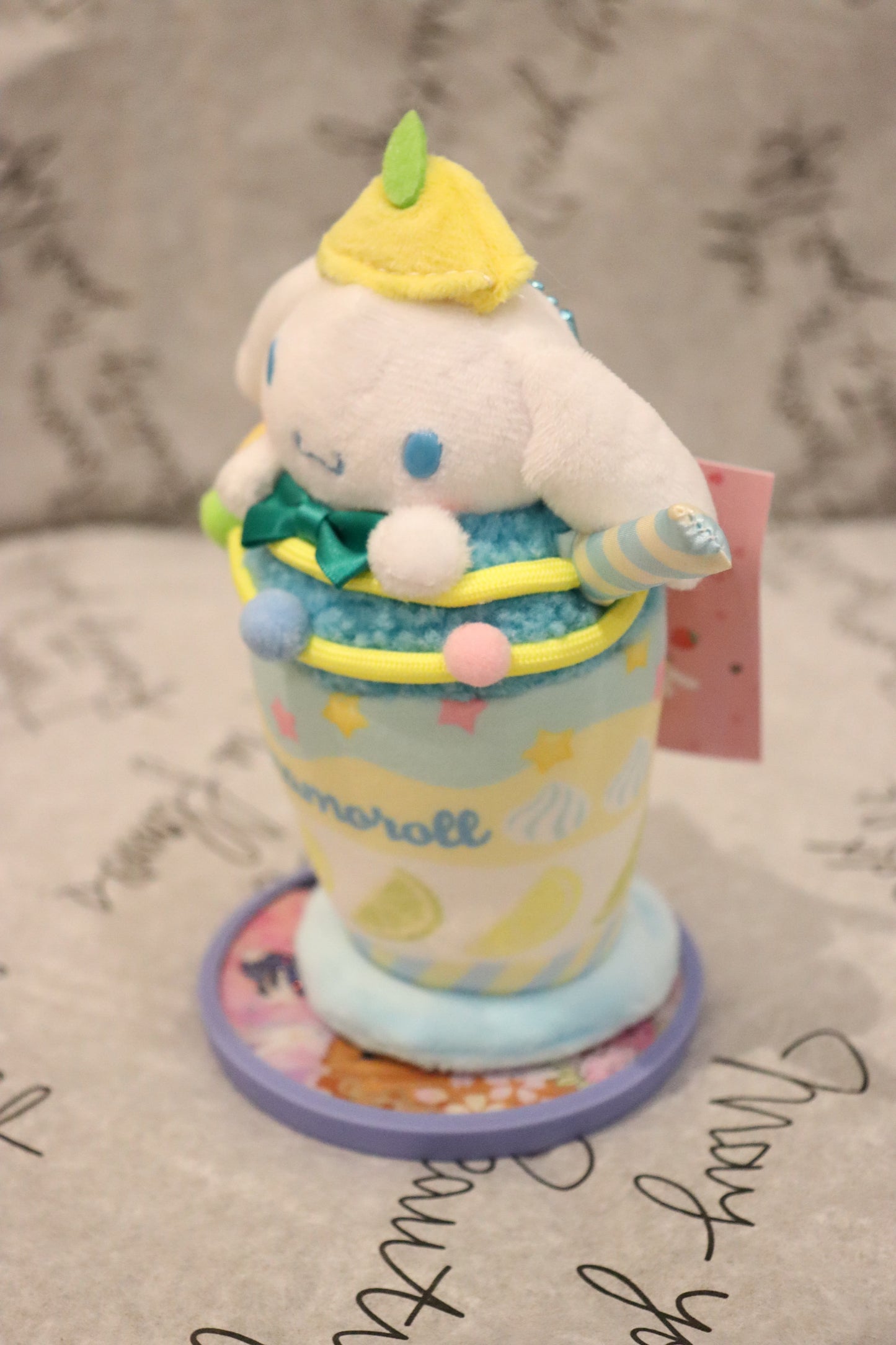 Sanrio keychain features Cinnamoroll-kawaii-sweet-bubble tea