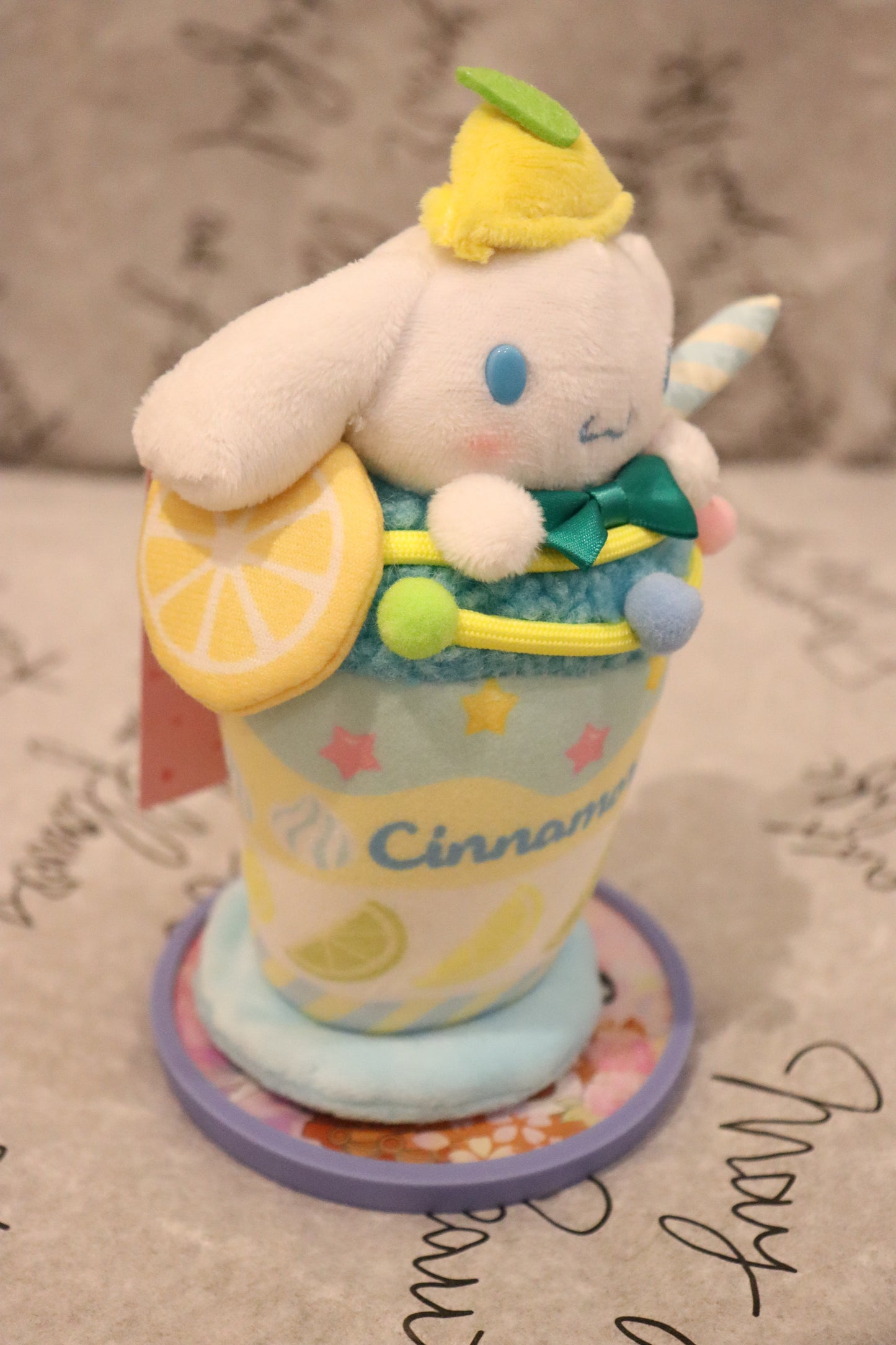 Sanrio keychain features Cinnamoroll-kawaii-sweet-bubble tea