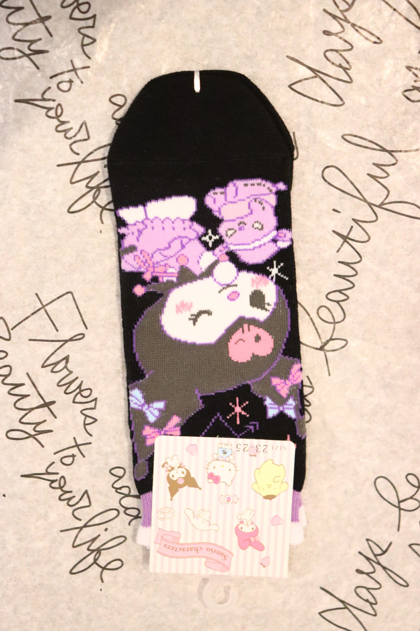 Sanrio Socks-Cinnamoroll-Pompompurin-kuromi socks-One size