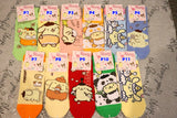 Sanrio Socks-Cinnamoroll-Pompompurin-kuromi socks-One size