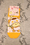 Sanrio Socks-Cinnamoroll-Pompompurin-kuromi socks-One size