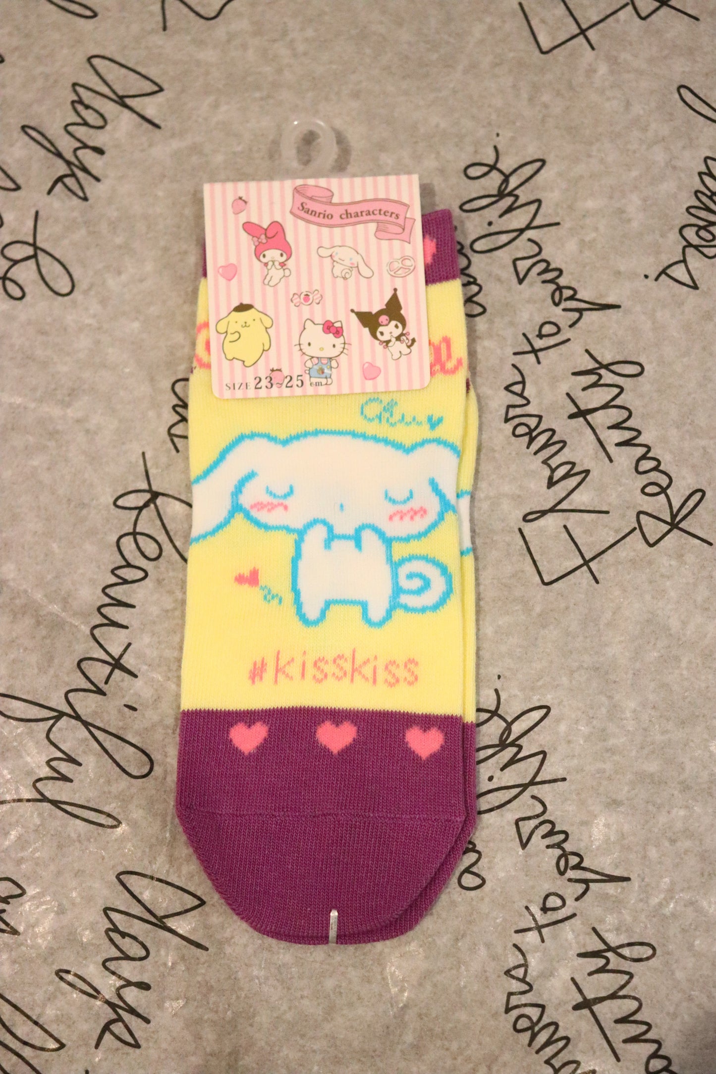 Sanrio Socks-Cinnamoroll-Pompompurin-kuromi socks-One size