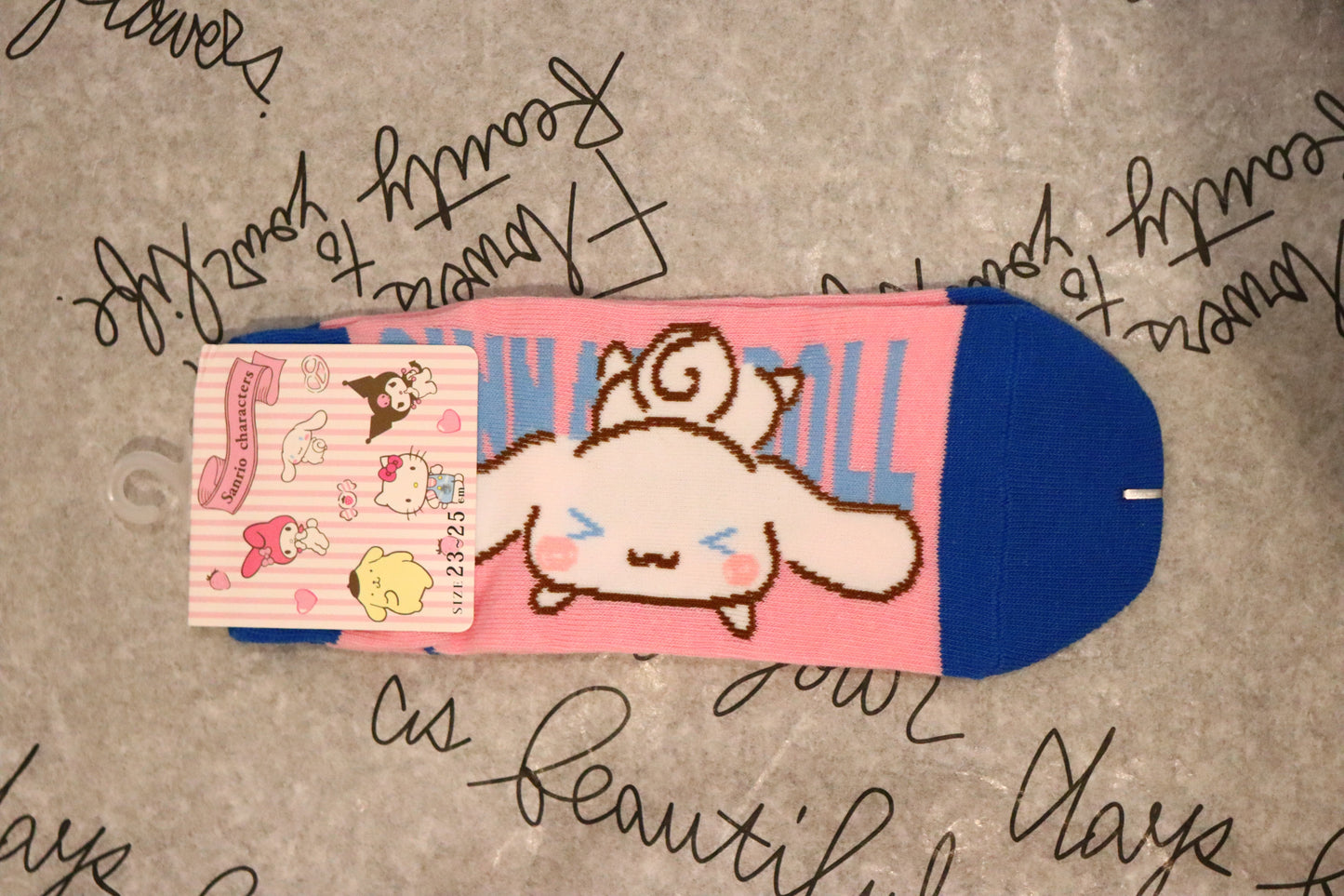 Sanrio Socks-Cinnamoroll-Pompompurin-kuromi socks-One size