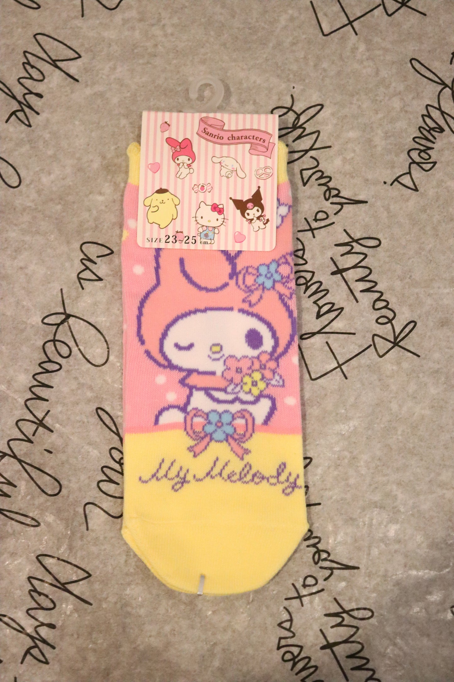 Sanrio Socks-Cinnamoroll-Pompompurin-kuromi socks-One size