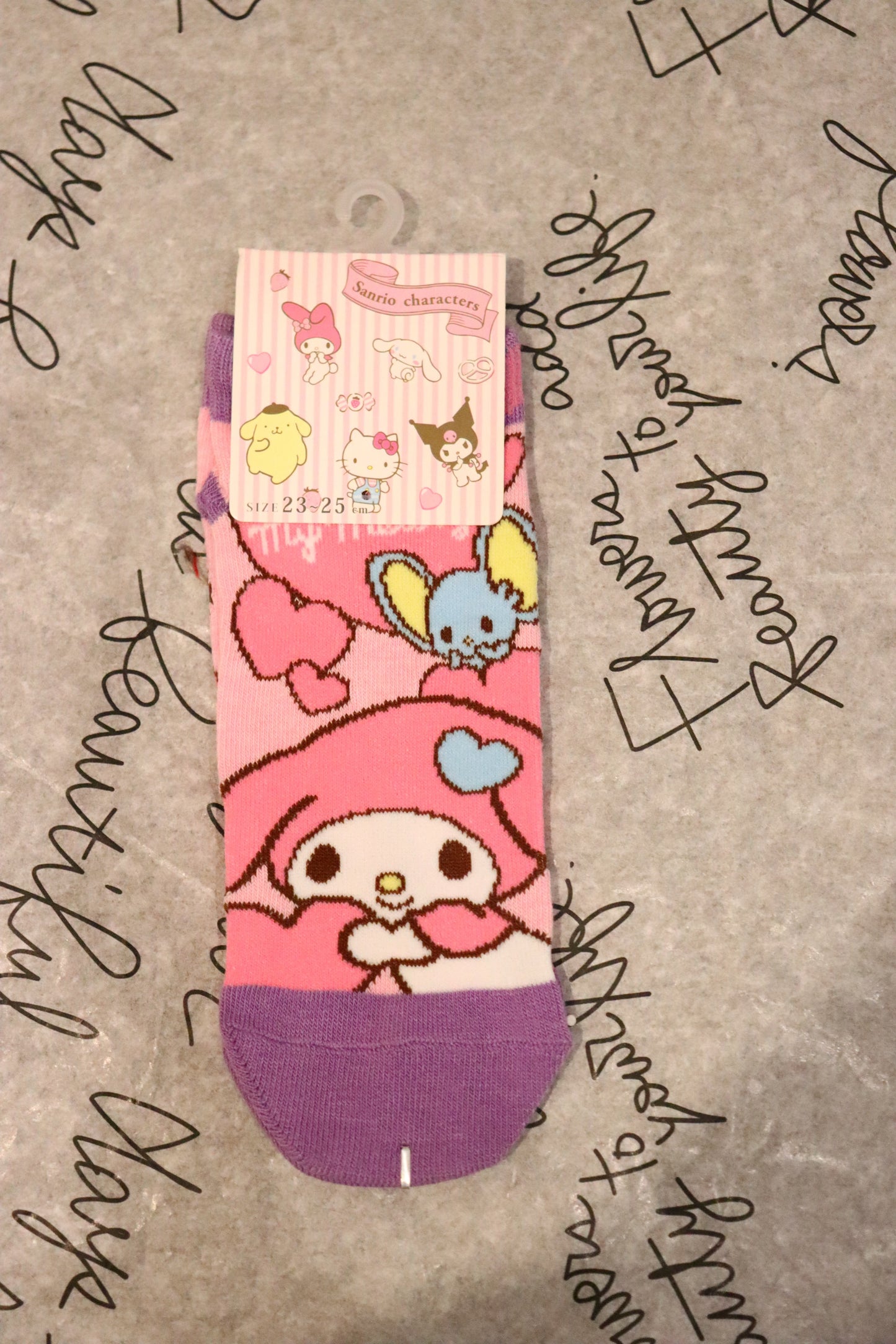 Sanrio Socks-Cinnamoroll-Pompompurin-kuromi socks-One size