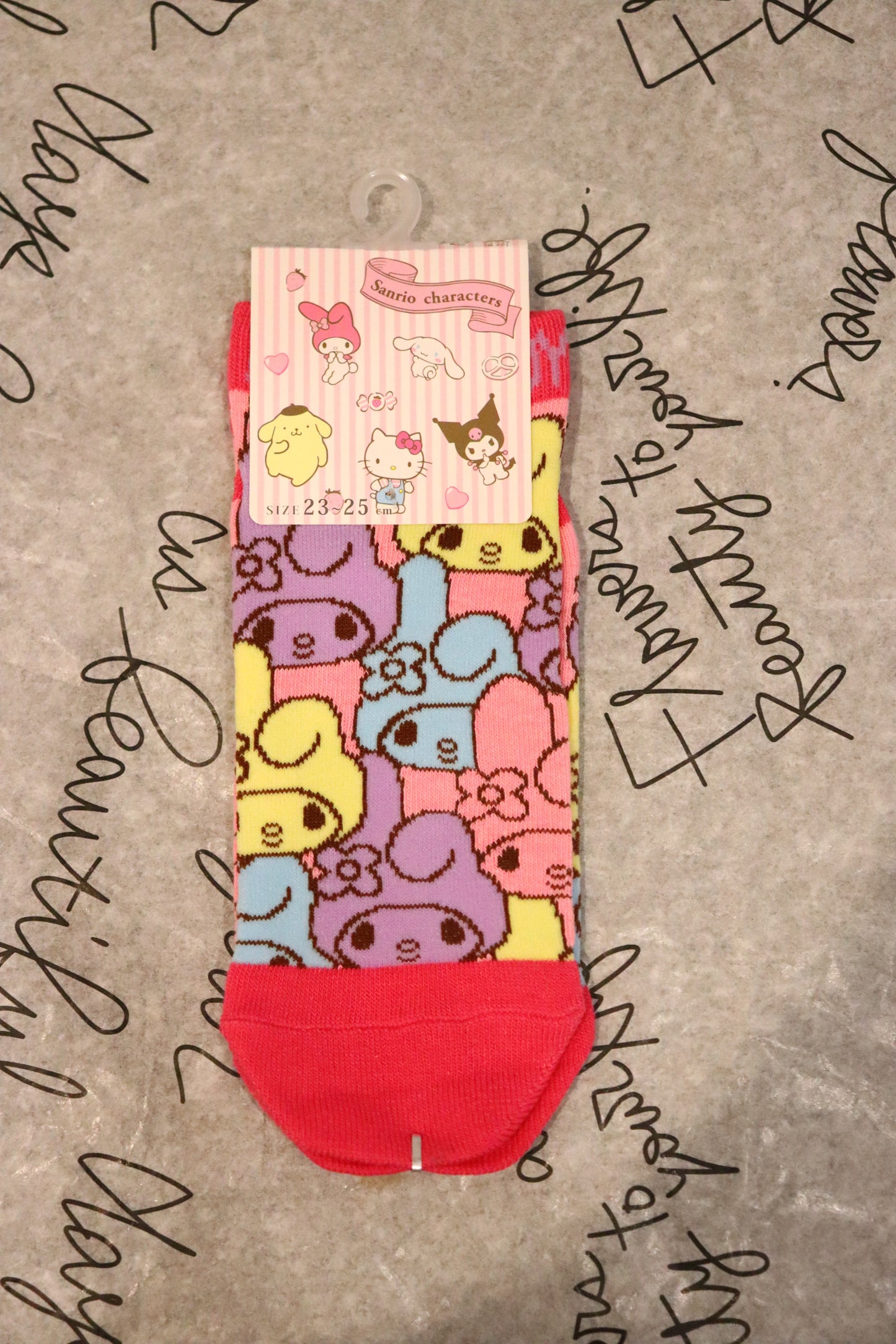 Sanrio Socks-Cinnamoroll-Pompompurin-kuromi socks-One size