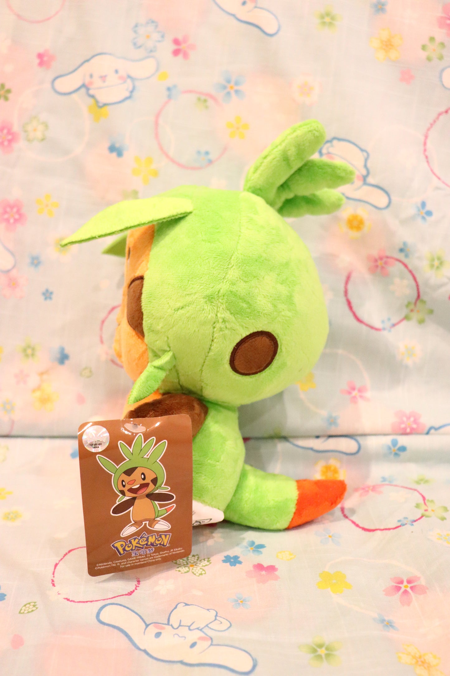 Pokemon Plush Chespin Puppet