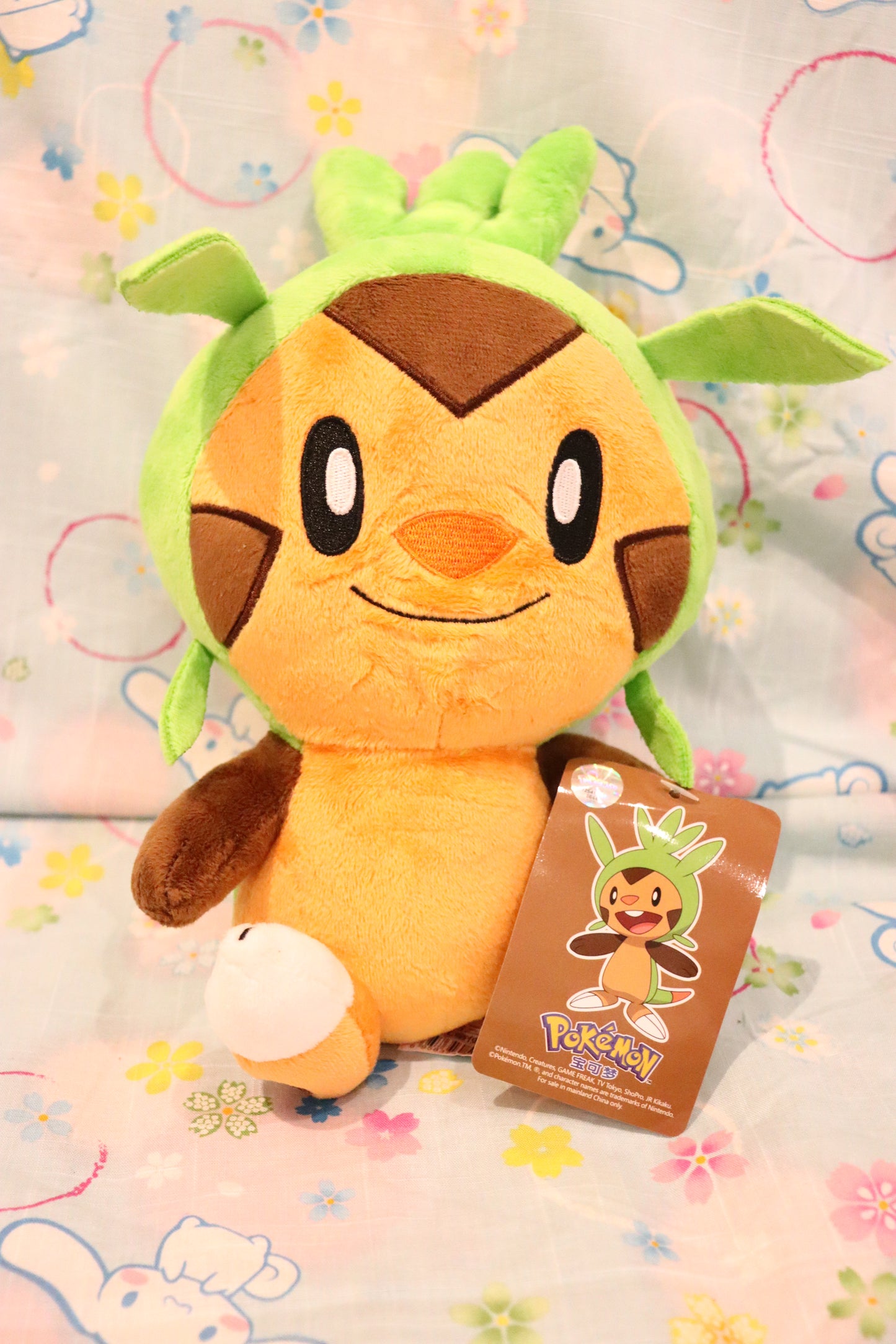 Pokemon Plush Chespin Puppet