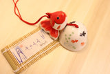 FUURIN OF GOLDEN FISH ,Lucky golden fish red  WIND CHIME WITH 2 parts - LE COSE DIYADI