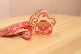 Sanrio keychain-Sakura pink,KUROMI,POMPOMPURIN - LE COSE DIYADI