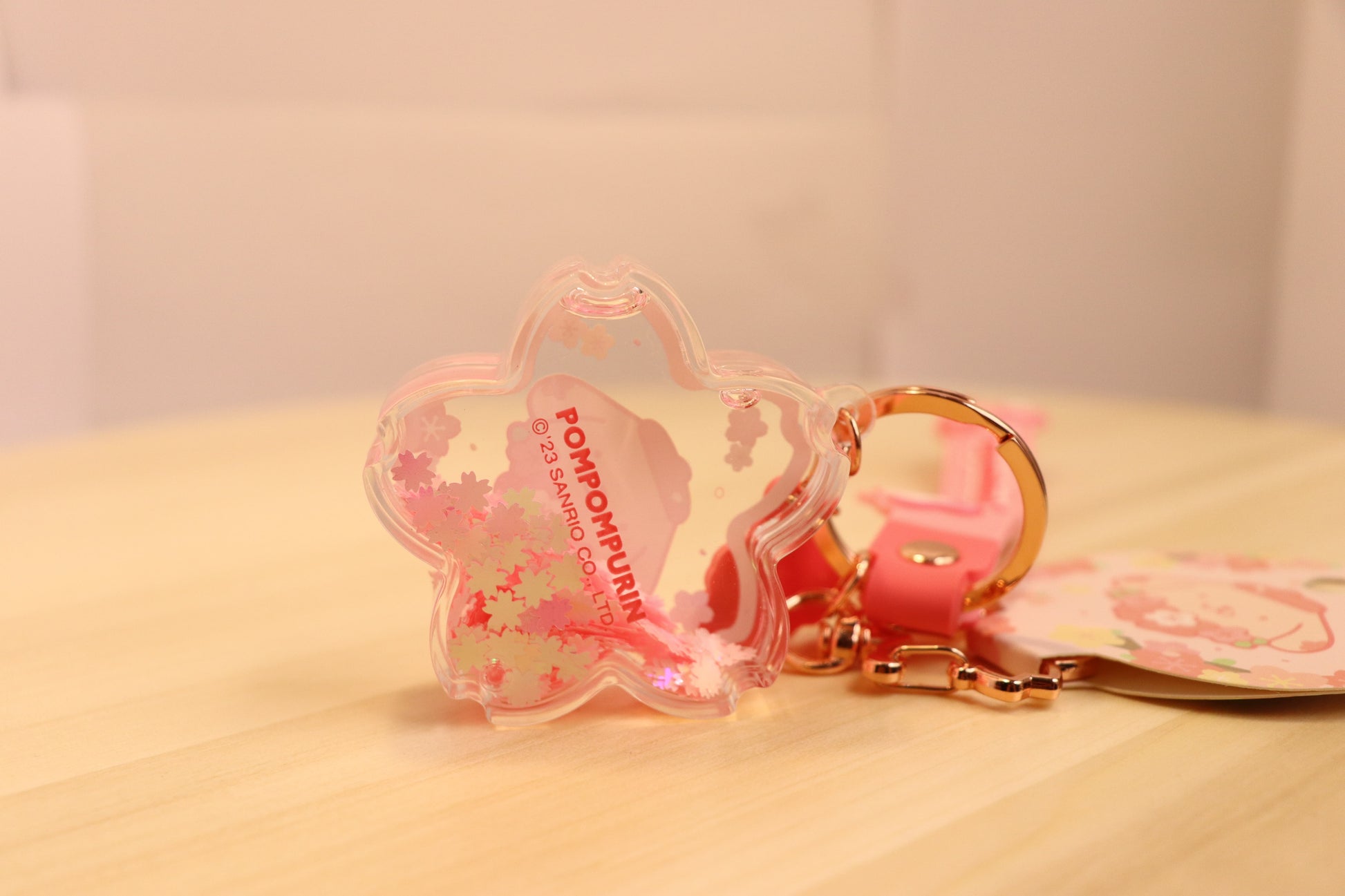 Sanrio keychain-Sakura pink,KUROMI,POMPOMPURIN - LE COSE DIYADI