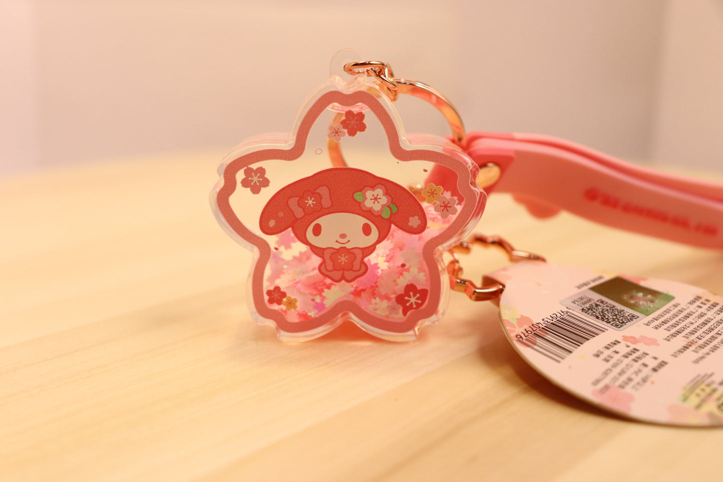 Sanrio keychain-Sakura pink,KUROMI,POMPOMPURIN - LE COSE DIYADI