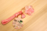 Sanrio keychain-Sakura pink,KUROMI,POMPOMPURIN - LE COSE DIYADI