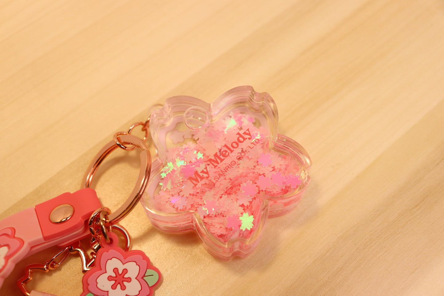 Sanrio keychain-Sakura pink,KUROMI,POMPOMPURIN - LE COSE DIYADI