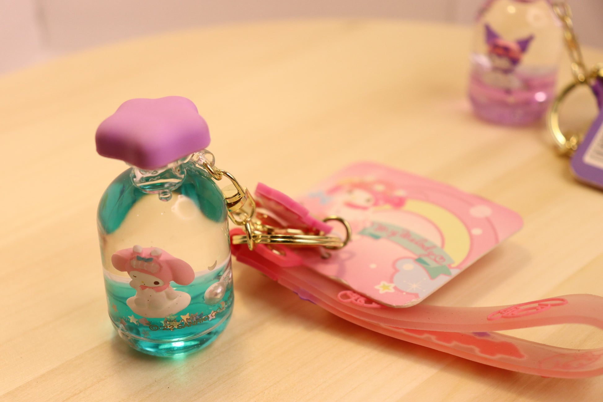 Sanrio keychain-My Melody in drift bottle - LE COSE DIYADI