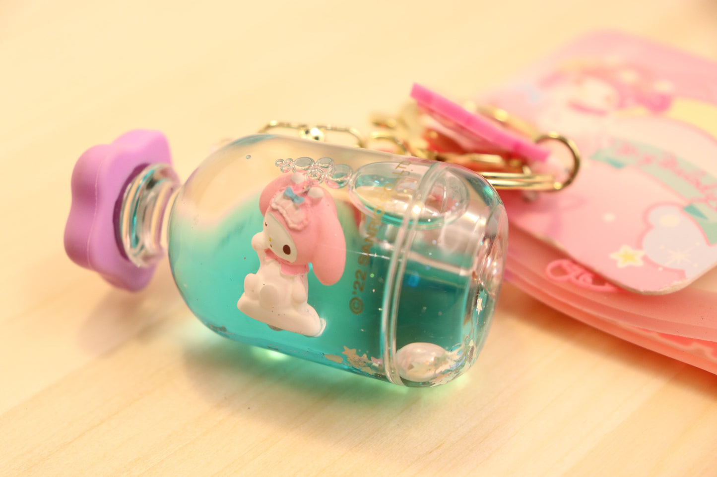 Sanrio keychain-My Melody in drift bottle - LE COSE DIYADI