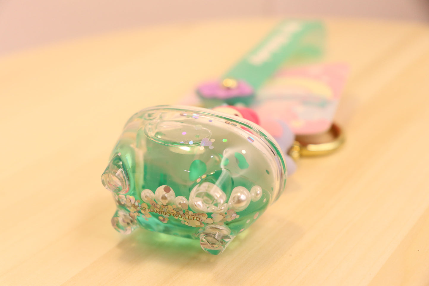 Sanrio Keychain quicksand oil liquid-My Melody on the Bath tub - LE COSE DIYADI