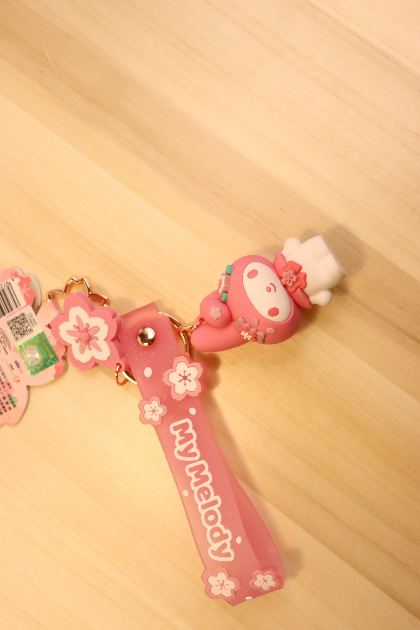 Sanrio keychain-Sakura pink,My Melody,KUROMI,POMPOMPURIN - LE COSE DIYADI