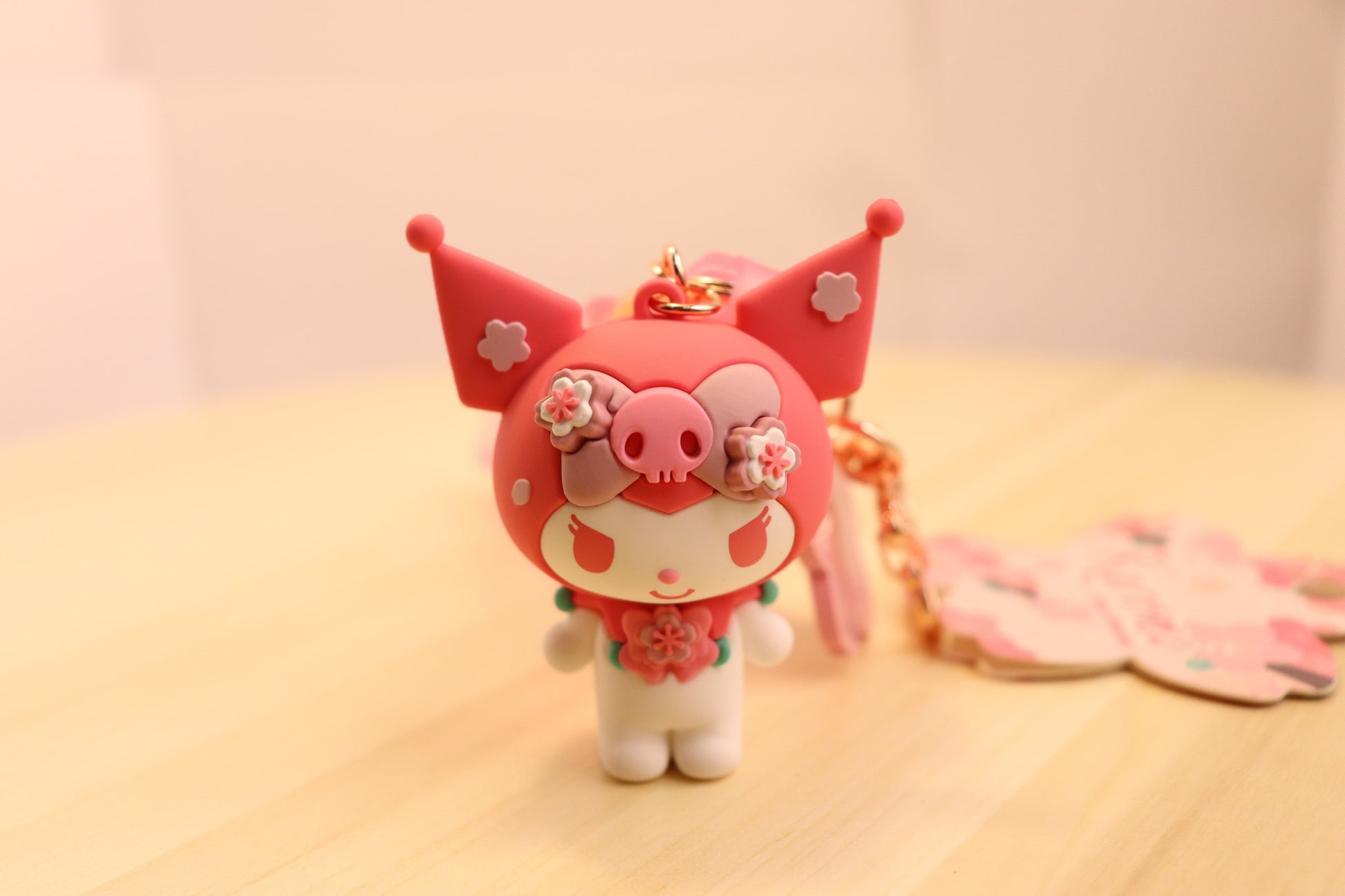 Sanrio keychain-Sakura pink,My Melody,KUROMI,POMPOMPURIN - LE COSE DIYADI