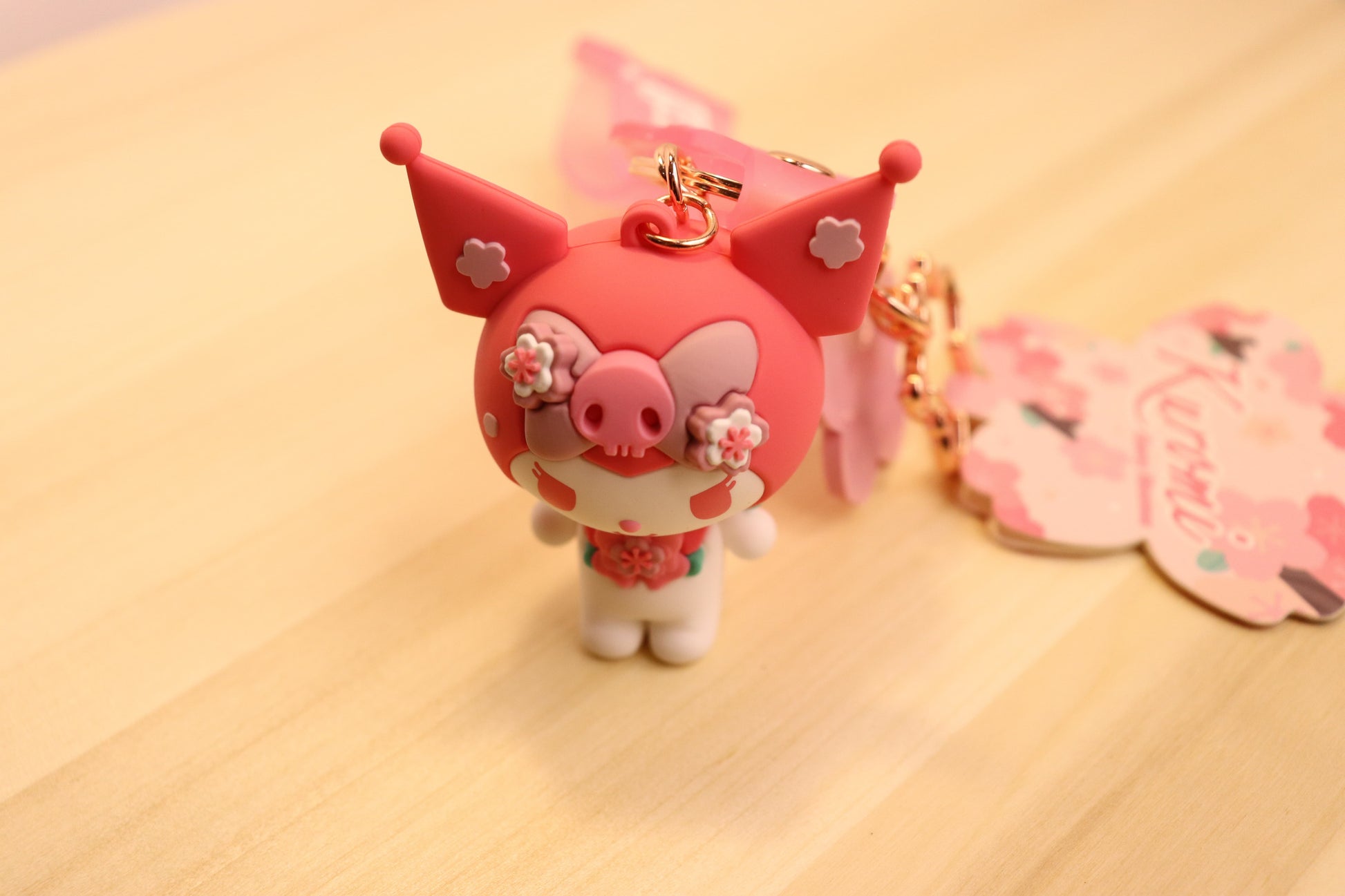 Sanrio keychain-Sakura pink,My Melody,KUROMI,POMPOMPURIN - LE COSE DIYADI