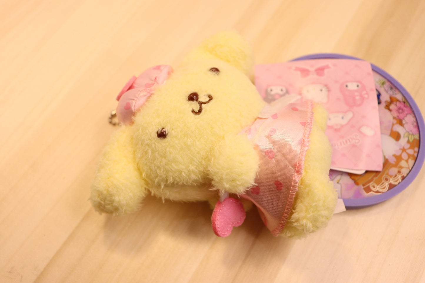 Sanrio Plush Keychain of POMPOMPURIN,kawaii angel pompompurin - LE COSE DIYADI