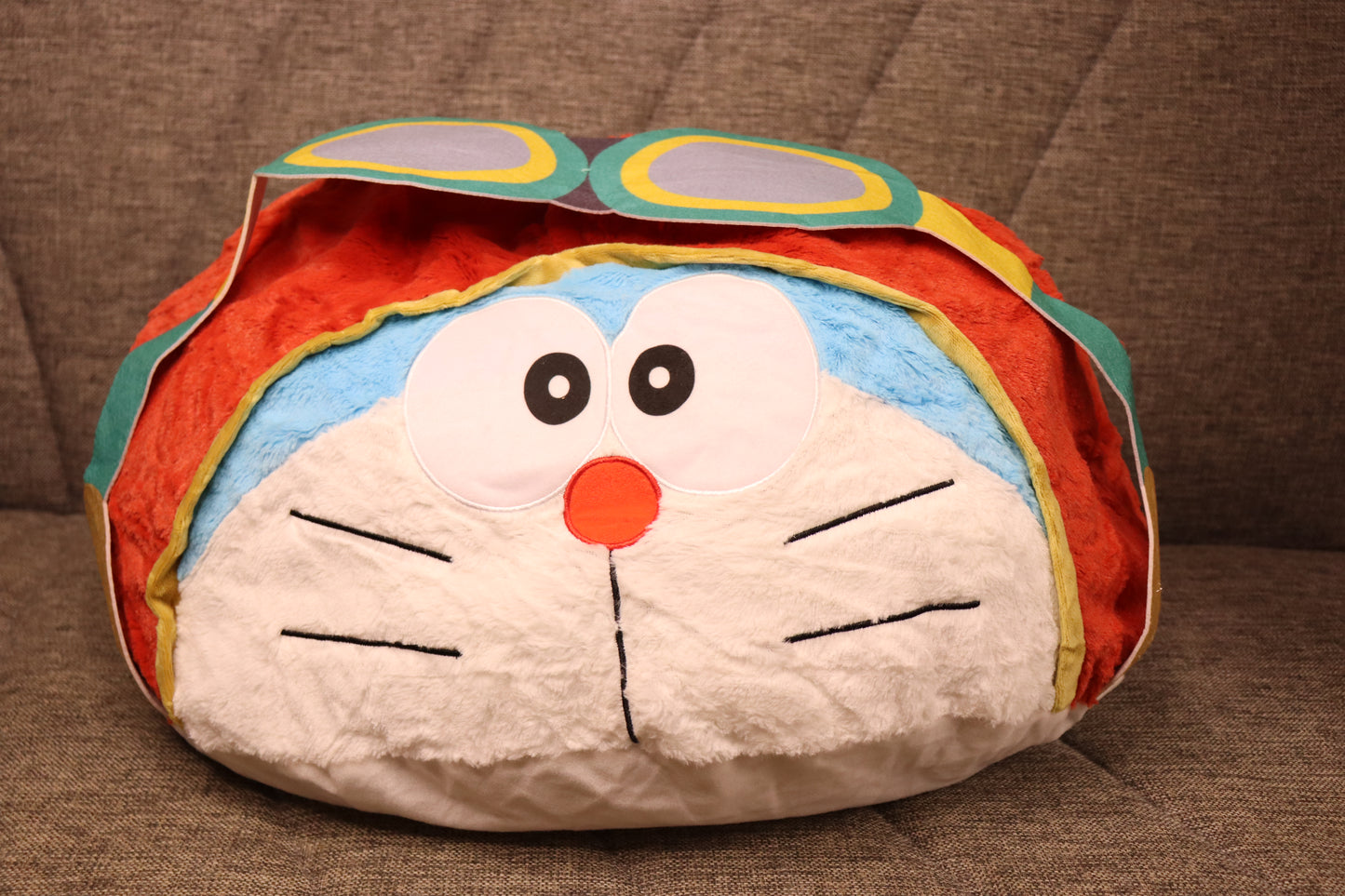 DORAEMON-huge plush toy-Pilot style-stuffed animals - LE COSE DIYADI