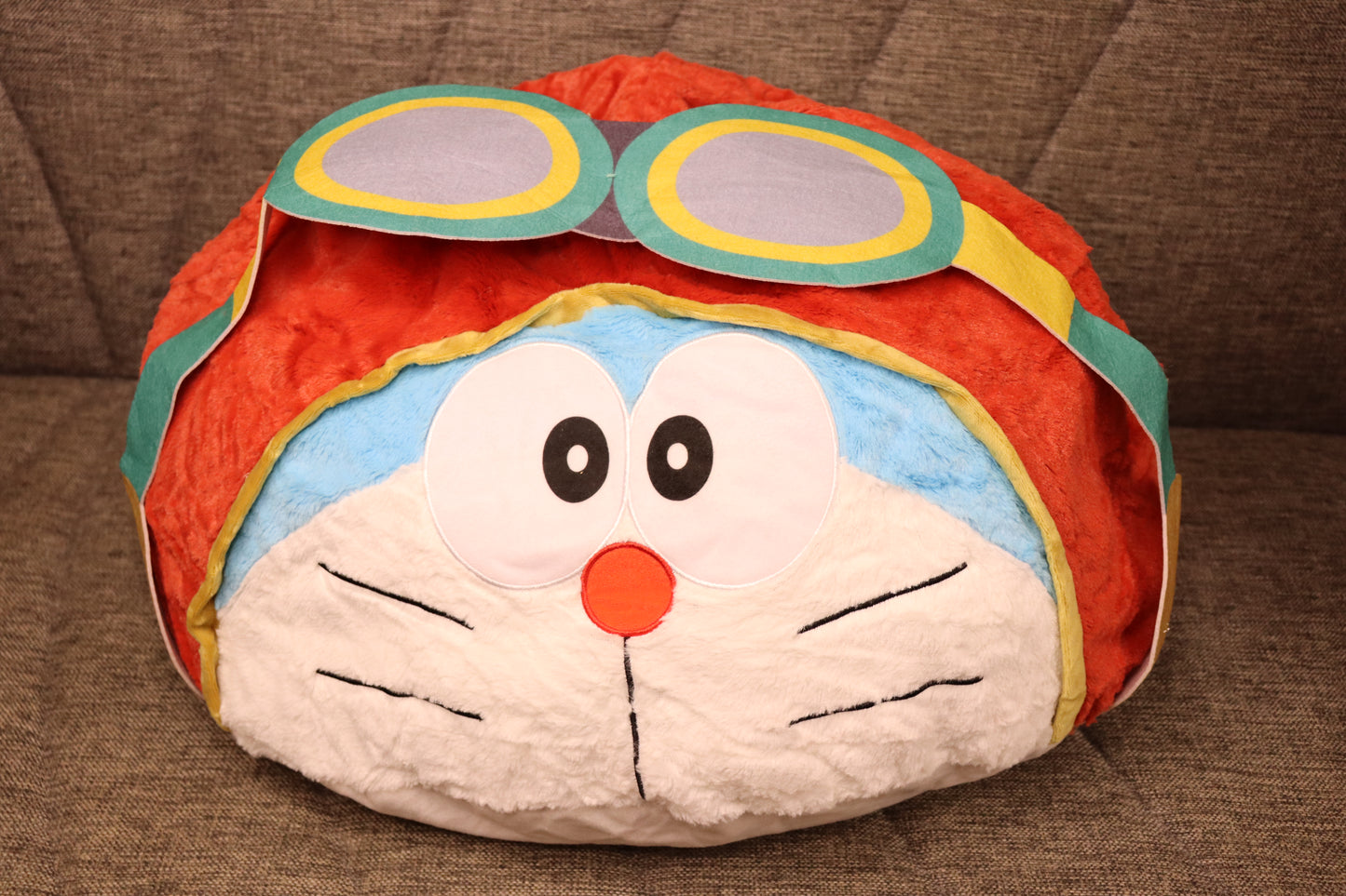 DORAEMON-huge plush toy-Pilot style-stuffed animals - LE COSE DIYADI