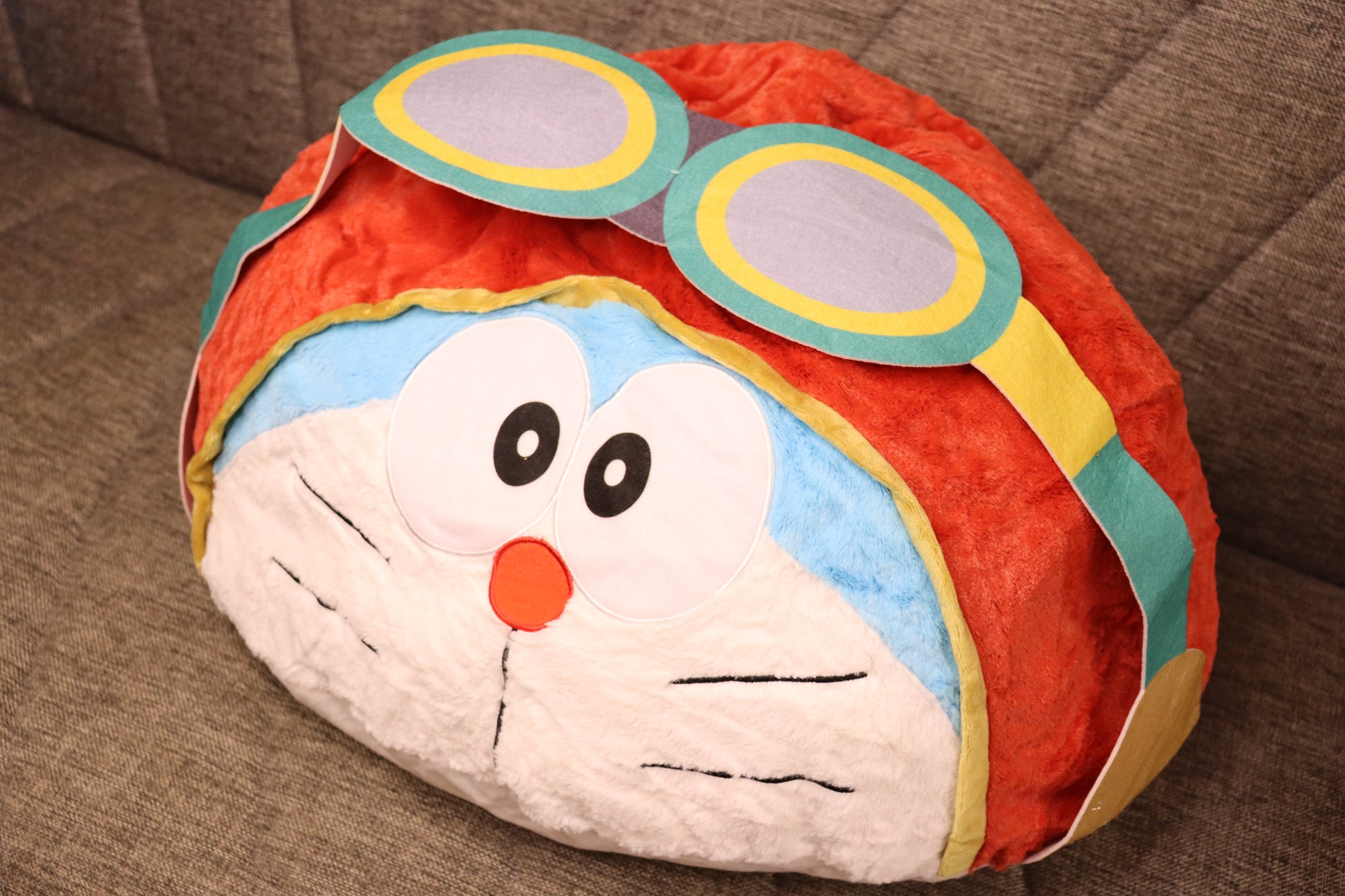 DORAEMON-huge plush toy-Pilot style-stuffed animals - LE COSE DIYADI