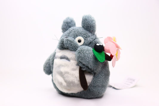 TOTORO with cherry bloom-Plush toy- studio ghibli-stuffed animals-SAKURA