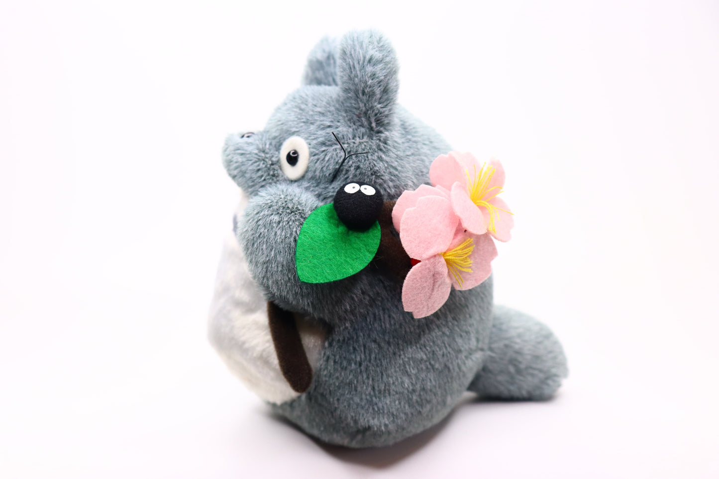 TOTORO with cherry bloom-Plush toy- studio ghibli-stuffed animals-SAKURA