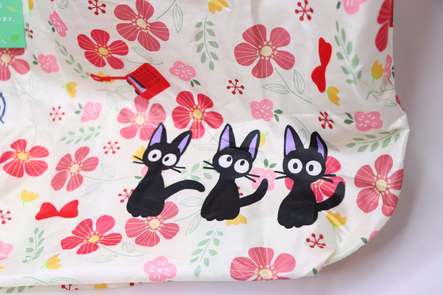 Shopper bag-Folding bag by Cat JIJI, studio ghibli, black cat,Kiki`s delivery service - LE COSE DIYADI