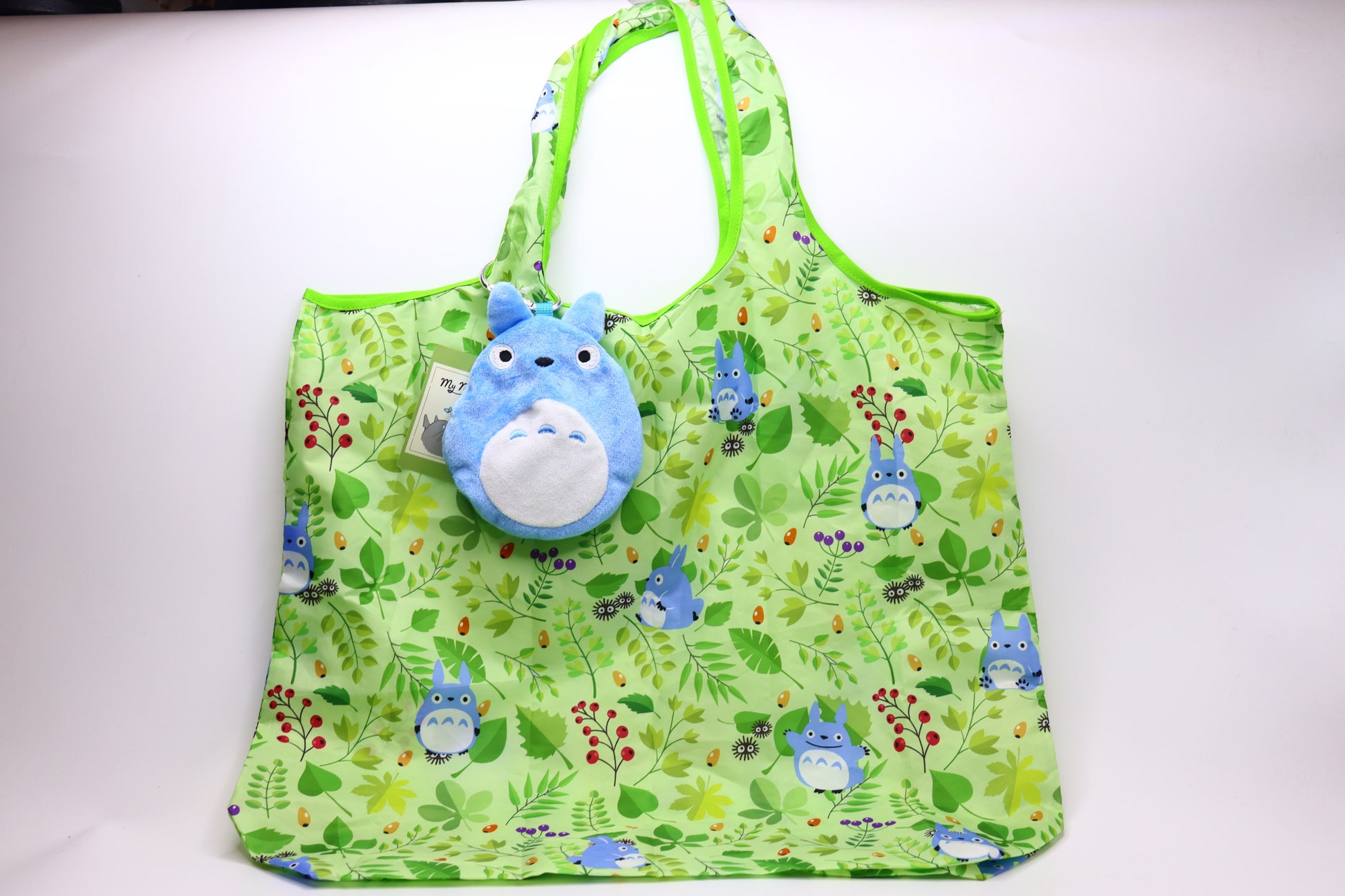 Shopper bag-Folding bag by TOTORO BLUE, Studio Ghibli, My Neighbour Totoro - LE COSE DIYADI