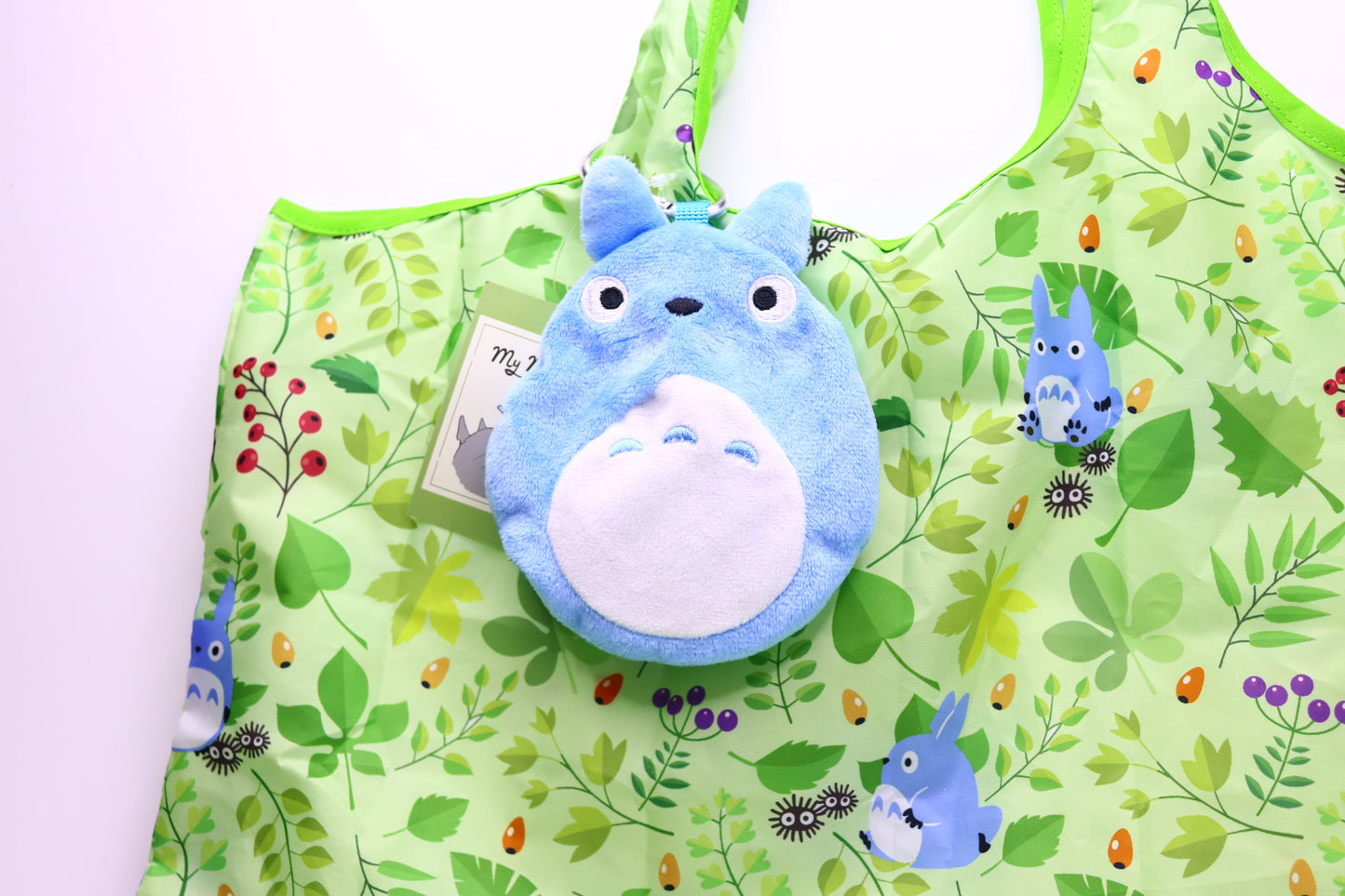 Shopper bag-Folding bag by TOTORO BLUE, Studio Ghibli, My Neighbour Totoro - LE COSE DIYADI