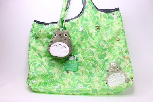 Shopper bag-Folding bag by TOTORO GREY, Studio Ghibli, My Neighbour Totoro - LE COSE DIYADI