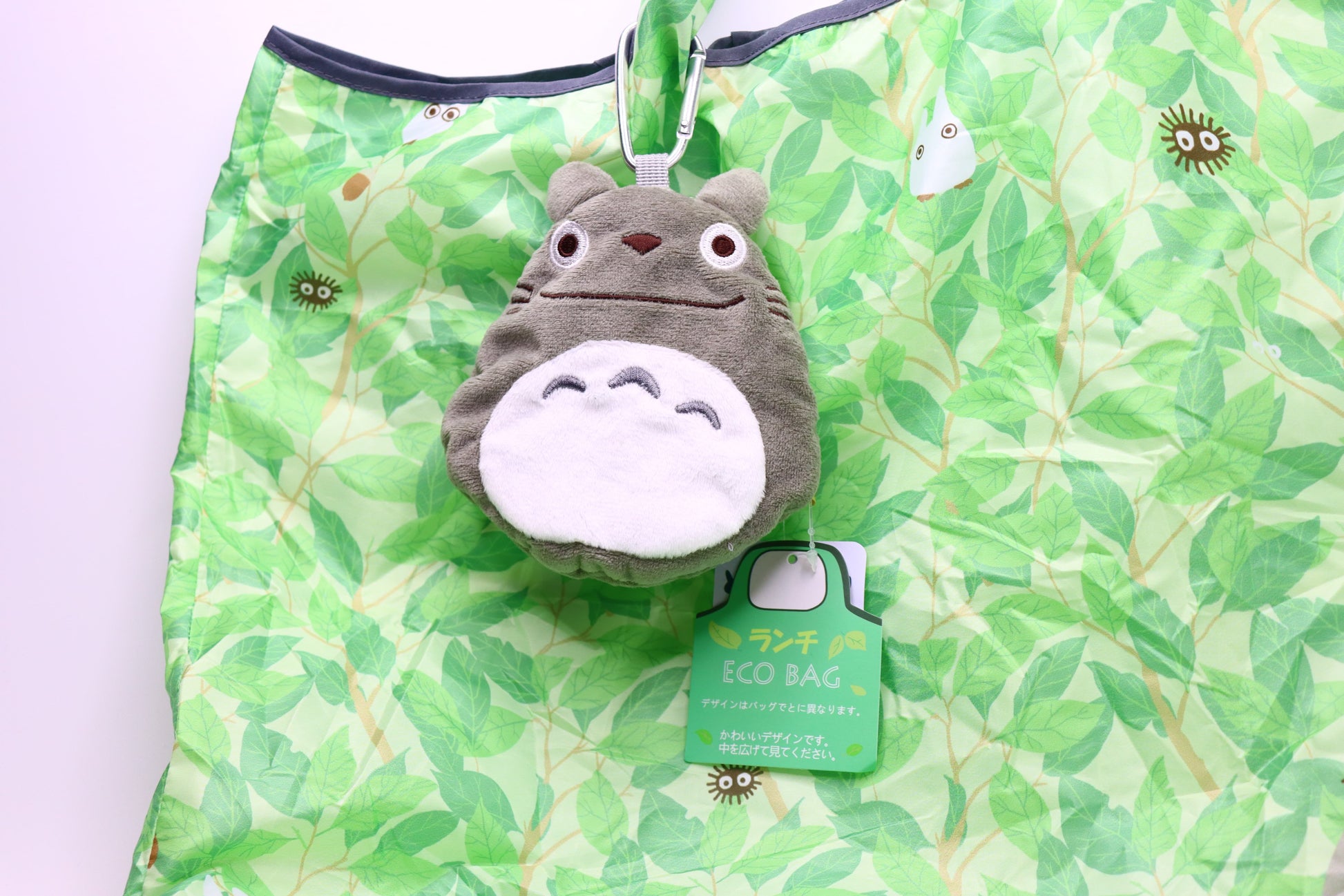 Shopper bag-Folding bag by TOTORO GREY, Studio Ghibli, My Neighbour Totoro - LE COSE DIYADI