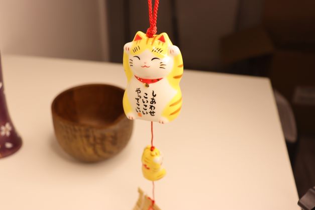 Campana al vento Furin - Gatto Tiger - LE COSE DIYADI